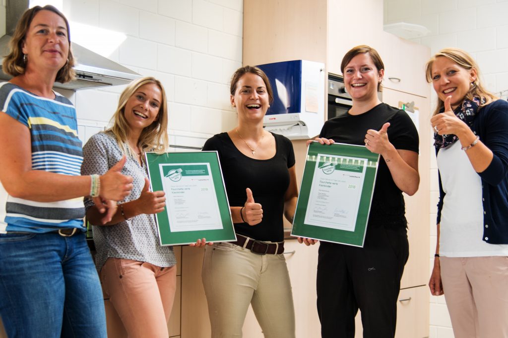 Fourchette verte Auszeichung Gruppenbild